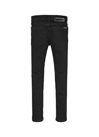 Calvin Klein  Slim Fit Siyah Erkek Çocuk Denim Pantolon SKINNY CL BLK STR