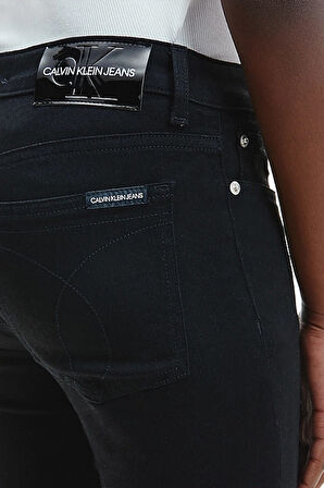 Kız Çocuk Ck Mid Rise Skinny Pantolon - Siyah | 12 Yaş