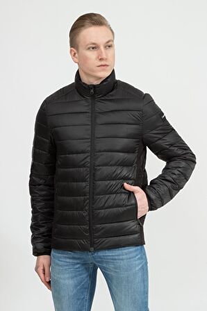 Calvin Klein Recycled Side Logo Jacket Erkek Mont