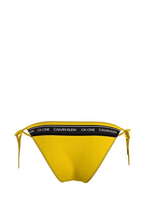Kadın Calvin Klein Logolu Bağcıklı Kadın Slip Bikini Altı KW0KW01708