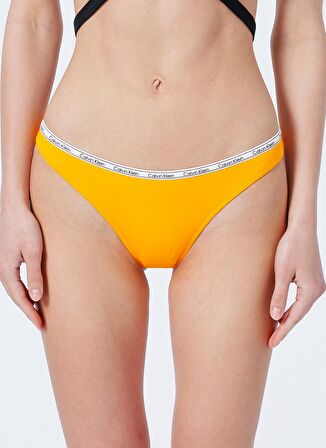 Calvin Klein Sarı Kadın Bikini Alt KW0KW01710ZEG002