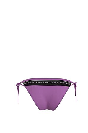 Kadın Calvin Klein Logolu Bağcıklı Kadın Slip Bikini Altı KW0KW01708