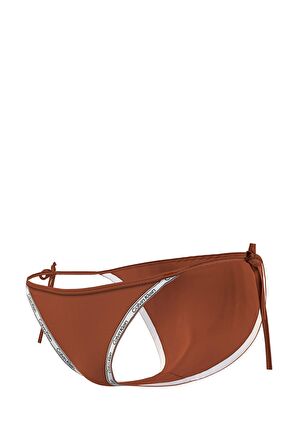 Kadın Calvin Klein Logo Detaylı Bağcıklı Slip Kadın Bikini Altı KW0KW01711