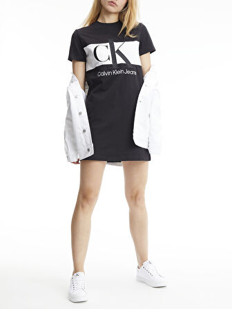 CALVIN KLEIN BLOCKING T-SHIRT DRESS Elbise