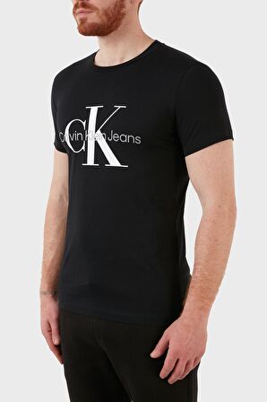 Calvin Klein Core Monogram Slim Tee Erkek Bisiklet Yaka T-Shirt