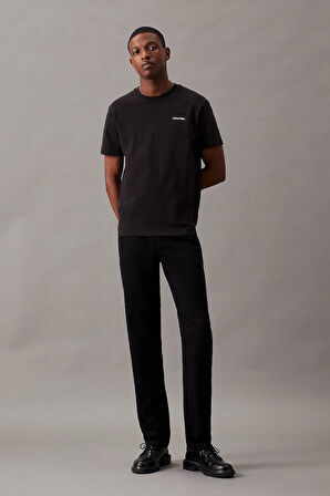 Erkek Ck Mikro Logo T-Shirt - Siyah | XS