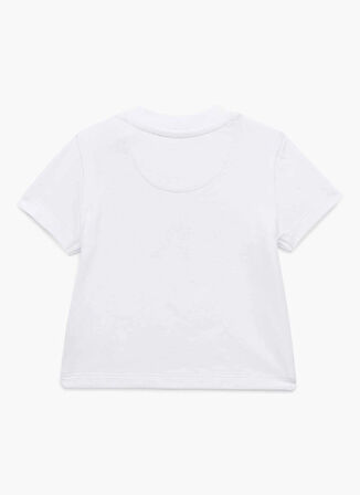 Calvin Klein Beyaz Bebek T-Shirt MONOGRAM SS T-SHIRT