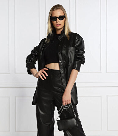 Calvin Klein Suni Deri Gömlek Ceket