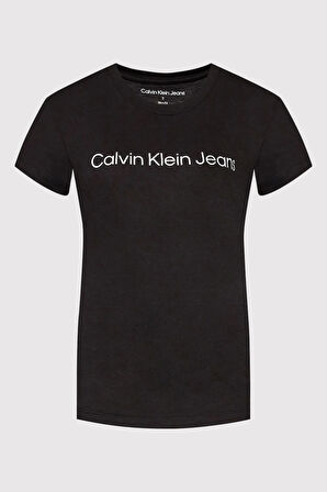 Kadın Ck Institutional Logo 2-Pack T-Shirt - Siyah - Beyaz | XS