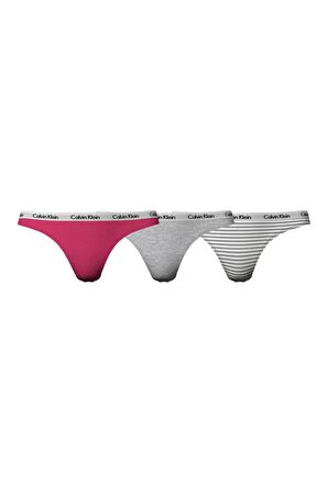 Calvin Klein Thonks 3PK 3'lü Kadın Tanga