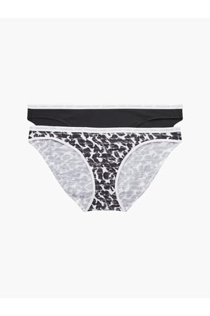 BIKINI 2PK Kadın Siyah Bkini Külot Set