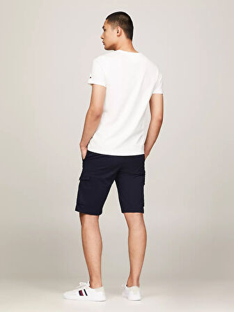 Erkek Core Tommy Logolu T-Shirt -Beyaz | XS