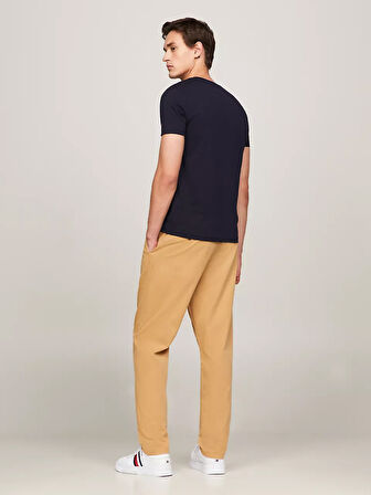 Erkek Core Tommy Logolu T-Shirt - Mavi  | XS
