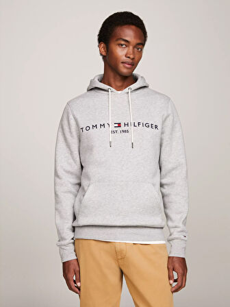 Erkek Core Tommy Logo Sweatshirt-Gri | S