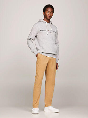 Erkek Core Tommy Logo Sweatshirt-Gri | S