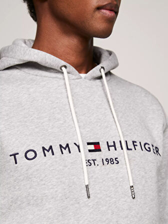 Erkek Core Tommy Logo Sweatshirt-Gri | S