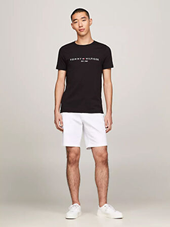 Erkek  Core Tommy Logolu T-Shirt - Siyah | XS