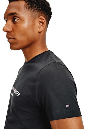 Core Tommy Logo Tee Erkek Tişört