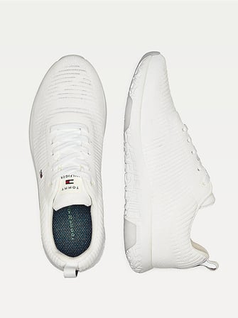 TOMMY HILFIGER Erkek Marka Logolu Günlük Kullanıma Uygun Beyaz Sneaker FM0FM02838 YBR