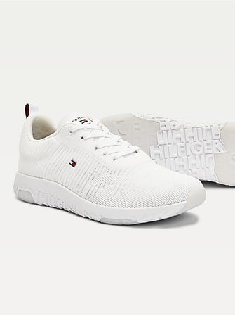 TOMMY HILFIGER Erkek Marka Logolu Günlük Kullanıma Uygun Beyaz Sneaker FM0FM02838 YBR