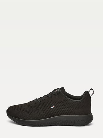 TOMMY HILFIGER Erkek Marka Logolu Günlük Kullanıma Uygun Siyah Sneaker FM0FM02838 BDS