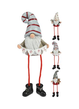 Boyner Evde Dekoratif Obje XMAS GNOME WITH HANGING LEGS 11CM