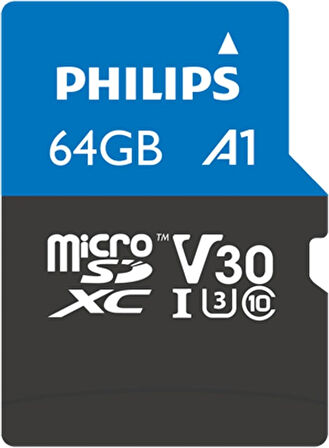 SD Hafıza kartı 64gb Ultra Pro memory card Dron -Kask-Araç kamera V30 U3 Phılıps