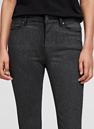 KARL LAGERFELD Skinny Parlak Denim Pantolon