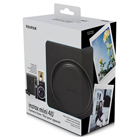 Instax Mini 40 Siyah Deri Çanta