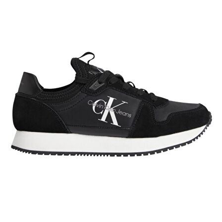 Calvin Klein Runner Sock LAceup Ny-Lth Wm Kadın Ayakkabı