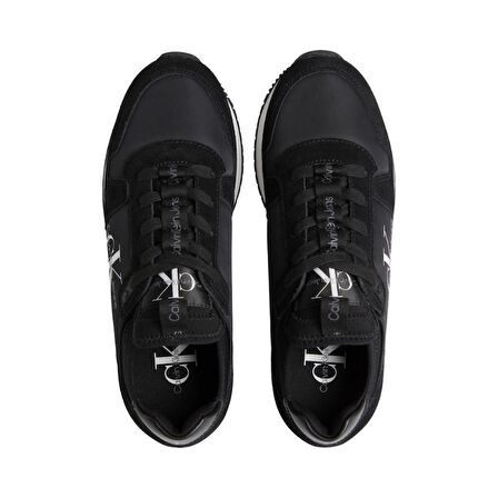 Calvin Klein Runner Sock LAceup Ny-Lth Wm Kadın Ayakkabı
