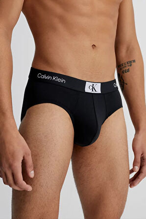 Erkek Basic 3'lü CK İmzalı Bel Bantlı Boxer - Siyah Beyaz Gri  | 2XL
