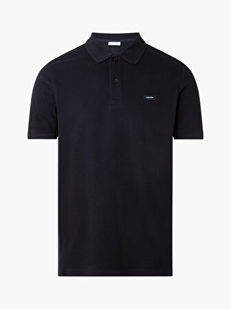 CALVIN KLEIN STRETCH PIQUE SLIM BUTTON POLO Polo Yaka T-Shirt