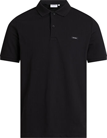 CALVIN KLEIN STRETCH PIQUE SLIM BUTTON POLO Polo Yaka T-Shirt