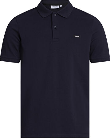 CALVIN KLEIN STRETCH PIQUE SLIM BUTTON POLO Polo Yaka T-Shirt