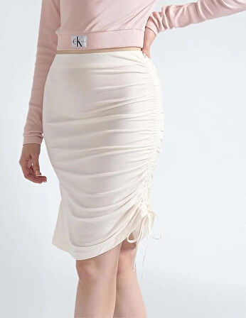 Calvin Klein Side Gathering Skirt Etek 