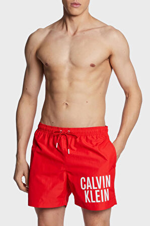 Calvin Klein Kırmızı Erkek Şort Mayo KM0KM00794XNE