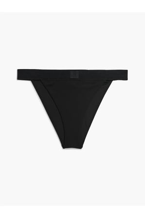 TANGA Kadın Siyah Bikini Altı