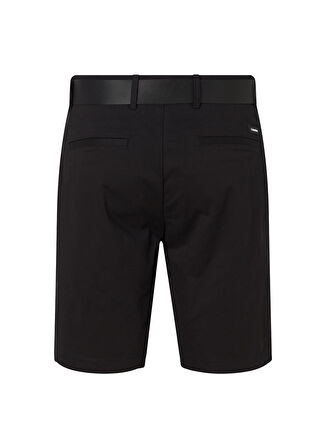 Calvin Klein Normal Bel Slim Fit Siyah Erkek Bermuda Şort K10K111788BEH
