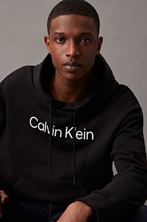 Erkek HERO Logo Relaxed Sweatshirt - Siyah | S