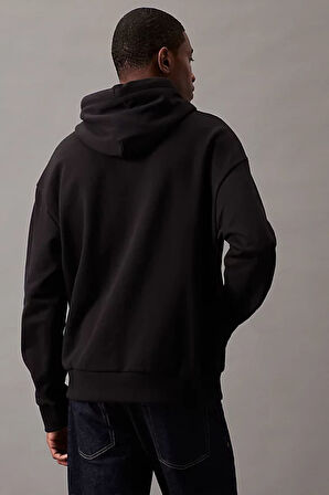 Erkek HERO Logo Relaxed Sweatshirt - Siyah | S