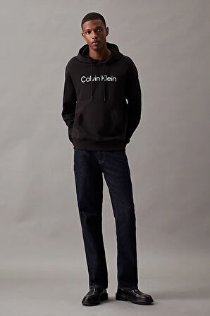 Erkek HERO Logo Relaxed Sweatshirt - Siyah | XL