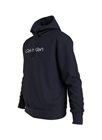 Calvin Klein Kapüşon Yaka Mavi Erkek Sweatshırt K10K111345CHW