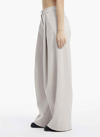 Calvin Klein Yüksek Bel Normal Gri Kadın Pantolon K20K205861PE9