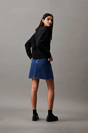 Kadın CK HERO Logo Sweatshirt - Siyah | XS