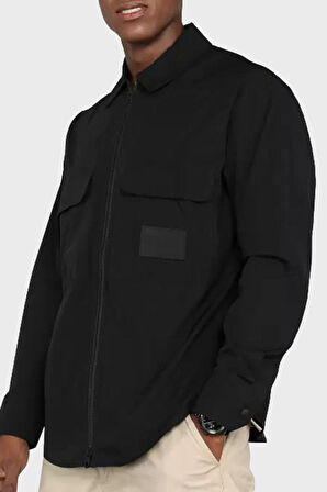 PREMIUM ESSENTIALS ZIP OVERSHIRT