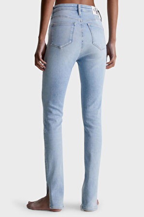 Calvin Klein Jeans Yüksek Bel Skinny Paça Normal Mavi Kadın Denim Pantolon J20J221226