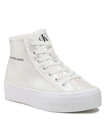 Calvin Klein Jeans Bold Vulc Flatf Mid Laceup Sneakers