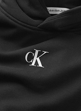 Calvin Klein Düz Kız Çocuk Siyah Sweatshırt IG0IG02139BEH