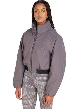 Calvin Klein Gri Kadın Dik Yaka Mont 00GWF3O506FDY PW - Padded Jacket